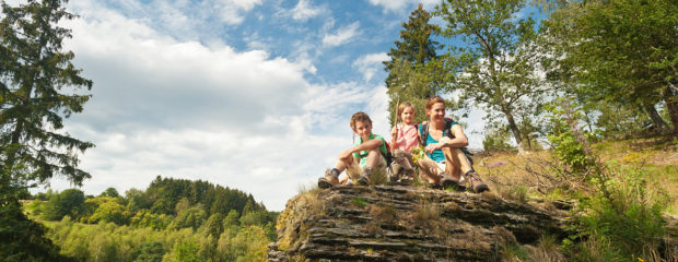 Familienausflug auf der Traumschleife Frau Holle © Dominik Ketz, Rheinland-Pfalz Tourismus GmbH